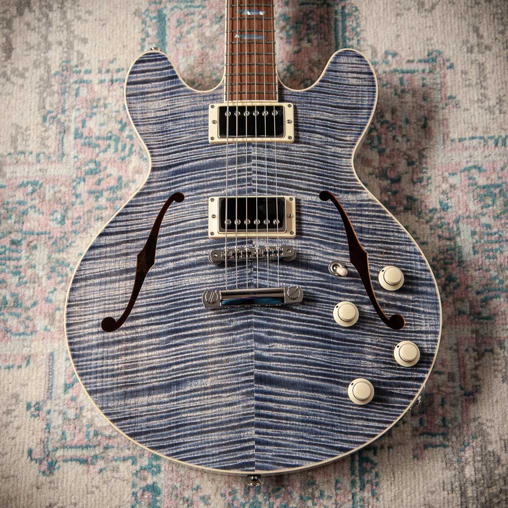 Collings I-35 Deluxe Custom Turquoise Finish TV White Back Throbak SLE 101 + #I35261290