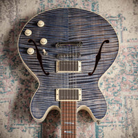 Collings I-35 Deluxe Custom Turquoise Finish TV White Back Throbak SLE 101 + #I35261290