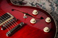 Collings I-35 Deluxe Scarlett Sunburst Parallelogram Inlays, Throbak SLE-101 Plus #I35251281