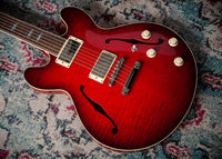 Collings I-35 Deluxe Scarlett Sunburst Parallelogram Inlays, Throbak SLE-101 Plus #I35251281