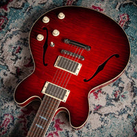 Collings I-35 Deluxe Scarlett Sunburst Parallelogram Inlays, Throbak SLE-101 Plus #I35251281