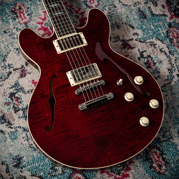 Collings I-35LC Deluxe Merlot Parallelogram Inlays ThroBak SLE-101 Pickups # I35LC252502