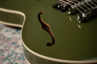Collings I-35 LC Olive Drab Parallelogram Inlays Throbak Pickups # I35LC252494