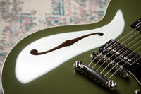 Collings I-35 LC Olive Drab Parallelogram Inlays Throbak Pickups # I35LC252494