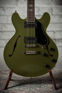 Collings I-35 LC Olive Drab Parallelogram Inlays Throbak Pickups # I35LC252494