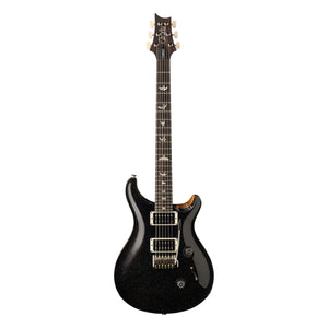 PRS Custom 24, Black Rainbow Holoflake Top & Binding (Natural Back)