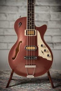 Duesenberg Guitars Bros. Landreth Signature Bass in Catalina Sunset Rose w/ Case #242327