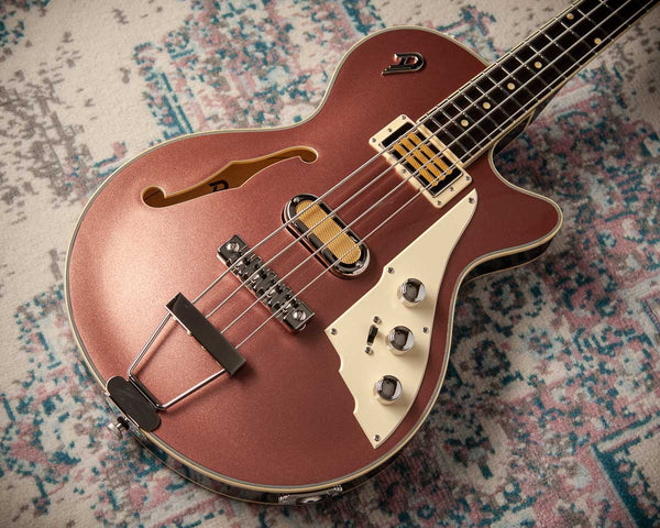 Duesenberg Guitars Bros. Landreth Signature Bass in Catalina Sunset Rose w/ Case #242327