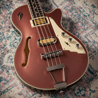 Duesenberg Guitars Bros. Landreth Signature Bass in Catalina Sunset Rose w/ Case #242327