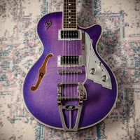 Duesenberg Guitars Starplayer TV Galaxy Purple Burst #251550