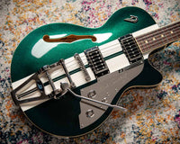 Duesenberg Mike Campbell 40th Anniversary Green & White Twinstripes # 251970