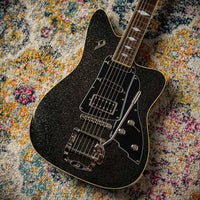 Duesenberg Guitars Paloma Guitar in Black Sparkle w/ Gig Bag SN# 232511