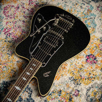 Duesenberg Guitars Paloma Guitar in Black Sparkle w/ Gig Bag SN# 232511