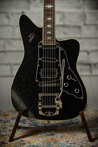 Duesenberg Guitars Paloma Guitar in Black Sparkle w/ Gig Bag SN# 232511
