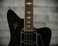 Duesenberg Guitars Paloma Guitar in Black Sparkle w/ Gig Bag SN# 232511