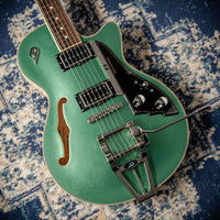 Duesenberg Starplayer TV Duo-Tone Harbor Green & White #241098