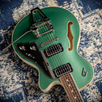 Duesenberg Starplayer TV Duo-Tone Harbor Green & White #241098