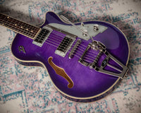 Duesenberg Guitars Starplayer TV Galaxy Purple Burst #241938