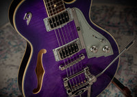 Duesenberg Guitars Starplayer TV Galaxy Purple Burst #241938