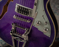 Duesenberg Guitars Starplayer TV Galaxy Purple Burst #241938