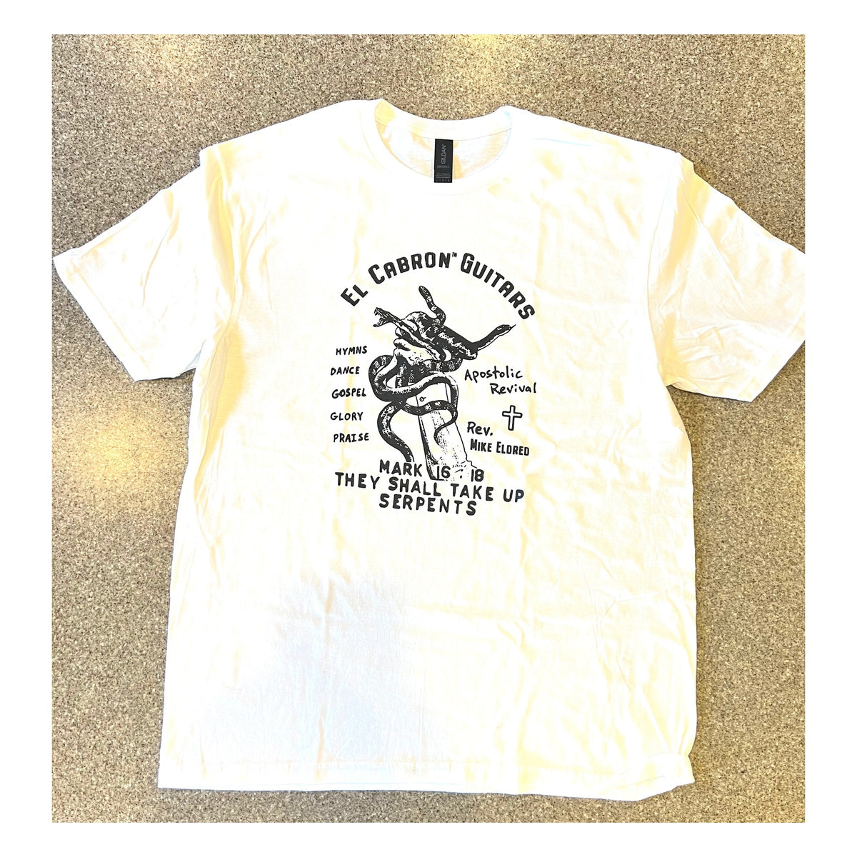 El Cabron Guitars "Revival" T-Shirt White