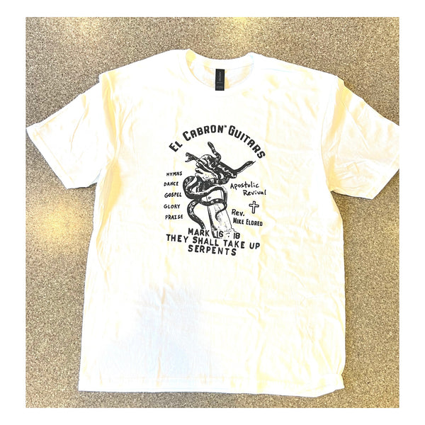 El Cabron Guitars "Revival" T-Shirt White