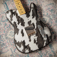 El Cabron Black & White Cowhide Esquire