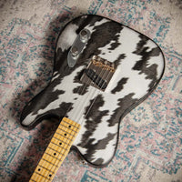 El Cabron Black & White Cowhide Esquire