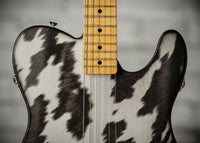 El Cabron Black & White Cowhide Esquire