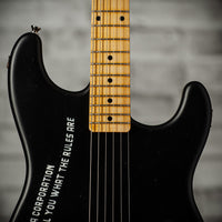 El Cabron Custom S-Style Black Corp
