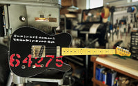 El Cabron Two Pickup T-Style Black Industrial, on the bench