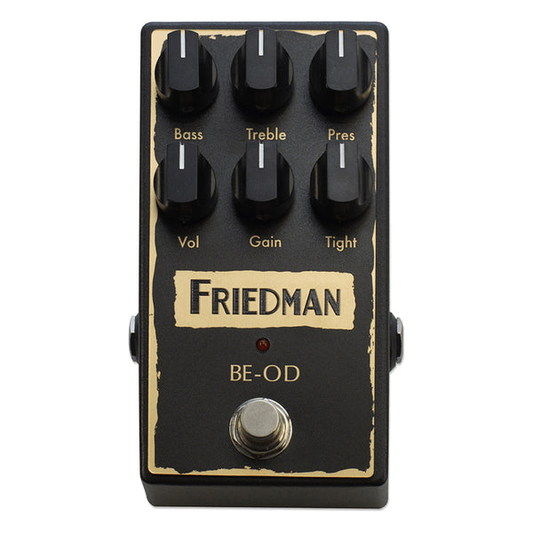 Friedman BE-OD Overdrive Pedal, Black