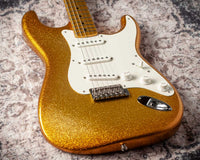 Fender 1956 Stratocaster NOS Honeyburst  Sparkle Masterbuilt Dennis Galuzska #CZ578206 USED