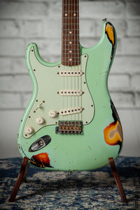 Fender 1960 Relic Stratocaster Sonic Blue/ 3 Colour Sunburst Left Handed #R40593