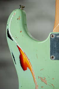 Fender 1960 Relic Stratocaster Sonic Blue/ 3 Colour Sunburst Left Handed #R40593