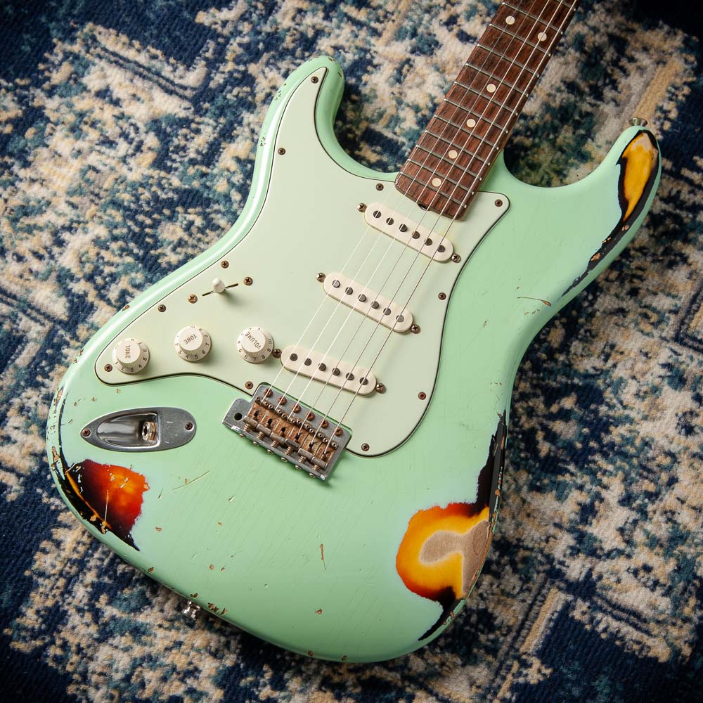 Fender 1960 Relic Stratocaster Sonic Blue/ 3 Colour Sunburst Left Handed #R40593