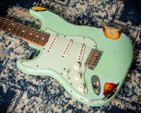 Fender 1960 Relic Stratocaster Sonic Blue/ 3 Colour Sunburst Left Handed #R40593