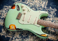 Fender 1960 Relic Stratocaster Sonic Blue/ 3 Colour Sunburst Left Handed #R40593