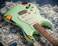 Fender 1960 Relic Stratocaster Sonic Blue/ 3 Colour Sunburst Left Handed #R40593
