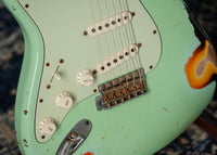 Fender 1960 Relic Stratocaster Sonic Blue/ 3 Colour Sunburst Left Handed #R40593