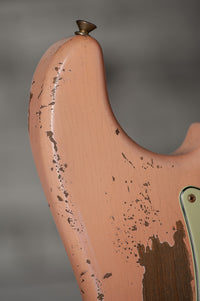 Fender 1963 Relic Stratocaster Aged Shell Pink NAMM 2025 Guitar Masterbuilt by Greg Fessler Jodephina HW Pickups #R137881