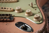 Fender 1963 Relic Stratocaster Aged Shell Pink NAMM 2025 Guitar Masterbuilt by Greg Fessler Jodephina HW Pickups #R137881