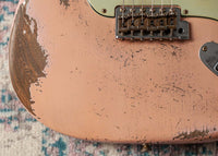 Fender 1963 Relic Stratocaster Aged Shell Pink NAMM 2025 Guitar Masterbuilt by Greg Fessler Jodephina HW Pickups #R137881