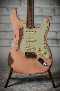 Fender 1963 Relic Stratocaster Aged Shell Pink NAMM 2025 Guitar Masterbuilt by Greg Fessler Jodephina HW Pickups #R137881