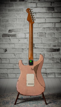 Fender 1963 Relic Stratocaster Aged Shell Pink NAMM 2025 Guitar Masterbuilt by Greg Fessler Jodephina HW Pickups #R137881