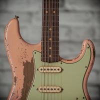 Fender 1963 Relic Stratocaster Aged Shell Pink NAMM 2025 Guitar Masterbuilt by Greg Fessler Jodephina HW Pickups #R137881