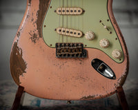 Fender 1963 Relic Stratocaster Aged Shell Pink NAMM 2025 Guitar Masterbuilt by Greg Fessler Jodephina HW Pickups #R137881