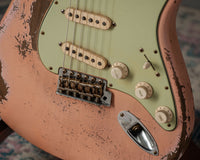 Fender 1963 Relic Stratocaster Aged Shell Pink NAMM 2025 Guitar Masterbuilt by Greg Fessler Jodephina HW Pickups #R137881