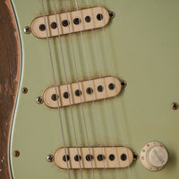 Fender 1963 Relic Stratocaster Aged Shell Pink NAMM 2025 Guitar Masterbuilt by Greg Fessler Jodephina HW Pickups #R137881