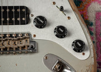 Fender '57 HSS Strat Super Heavy Relic Inca Silver/Silver Sparkle #R147023